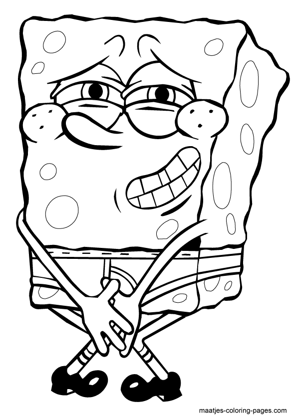 Sponge Bob kolorowanki